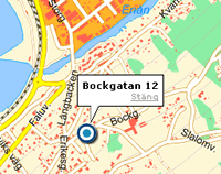 Karta &ouml;ver Lerdal, R&auml;ttvik.